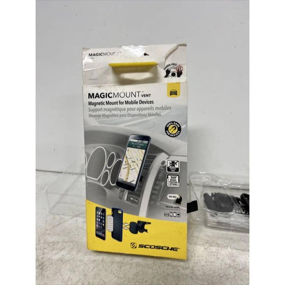 Magic Mount Magnetic Vent Mount For Mobile iPhone Android GPS Music Player - Picture 2 of 6